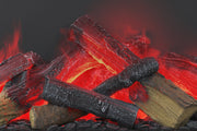 Dimplex 30'' Opti-Myst Aura Multi-Sided Electric Fireplace red flame