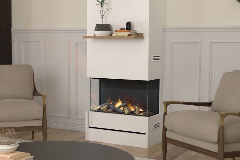 Dimplex 30'' Opti-Myst Aura Electric Fireplace - Living Room Installation B