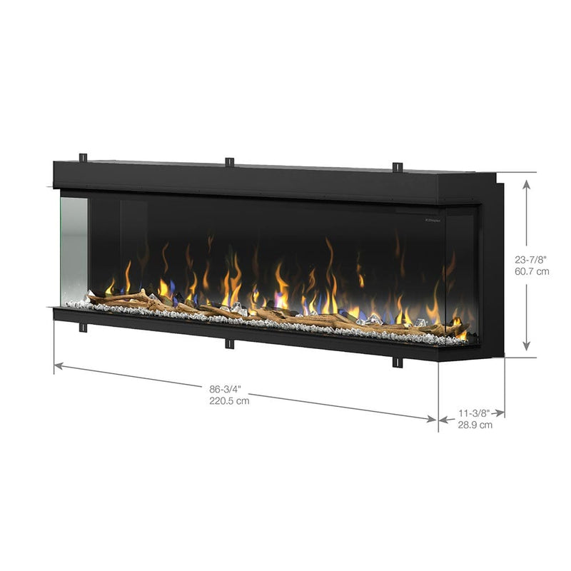 Dimplex IgniteXL Bold 88-In Smart Linear Electric Fireplace -  XLF8817-XD