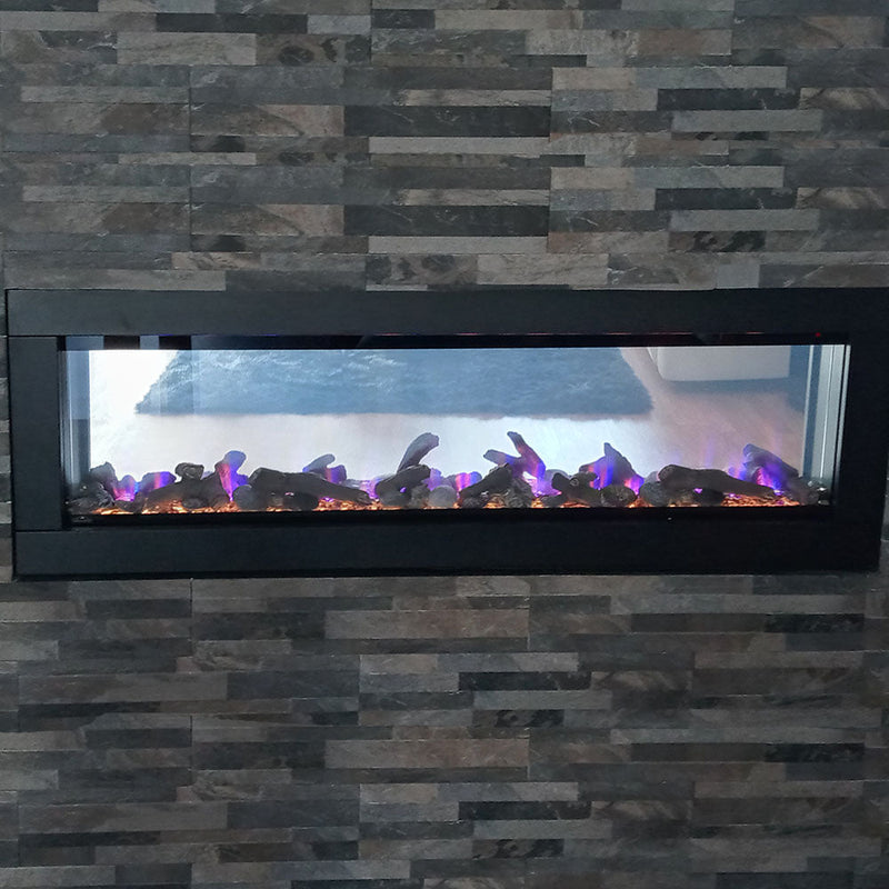 Napoleon Clearion Elite 60'' See Thru Electric Fireplace - NEFBD60HE