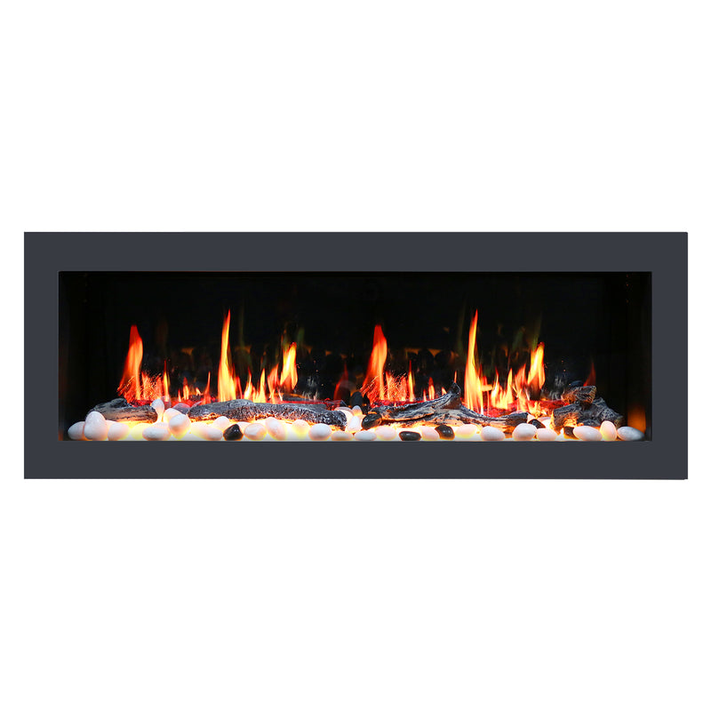 Latitude II 48-in Smart Wall Mount Electric Fireplace