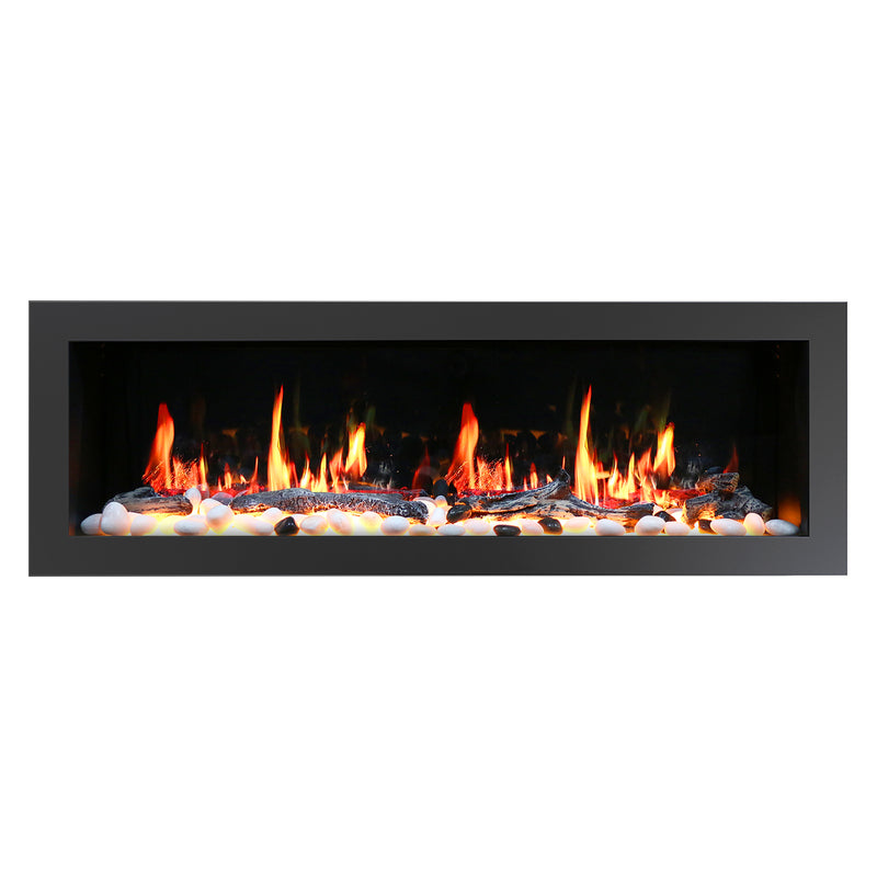 Latitude II 58-in Smart Wall Mount Electric Fireplace