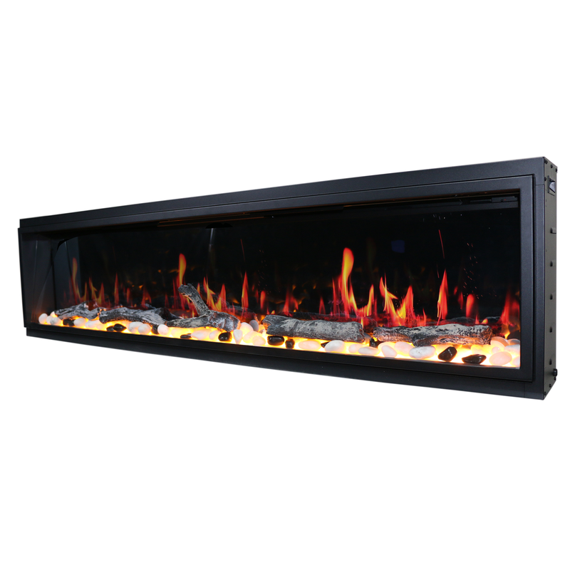 Latitude 75" Ultra Slim Built-in Electric Fireplace
