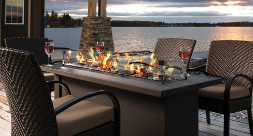 Barbara Jean Collection Fire Pit Tables Barbara Jean Collection 36" Linear Outdoor Gas Fire Table - OLT36