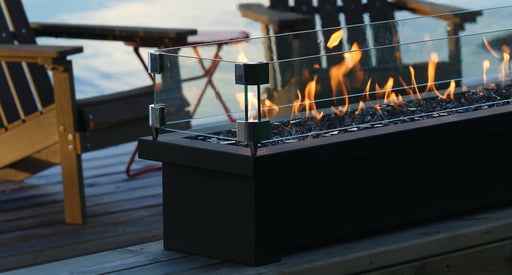 Barbara Jean Collection Fire stands Barbara Jean Collection 48" OFS48 Outdoor Linear Gas Firestand with Manual Controls