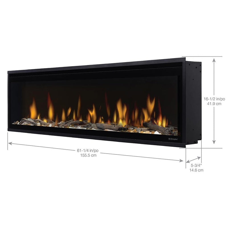 Dimplex Built-In Electric Fireplaces Dimplex Ignite Evolve 60-in Linear Electric Fireplace - EVO60