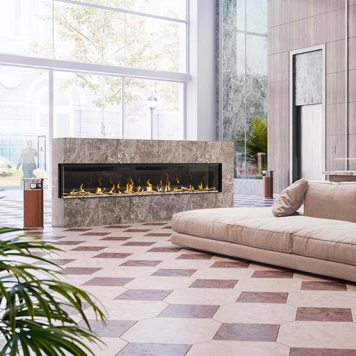 Dimplex Built-In Electric Fireplaces Dimplex IgniteXL Bold 100-In Smart Linear Electric Fireplace -  XLF10017-XD
