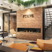 Dimplex Built-In Electric Fireplaces Dimplex IgniteXL Bold 100-In Smart Linear Electric Fireplace -  XLF10017-XD