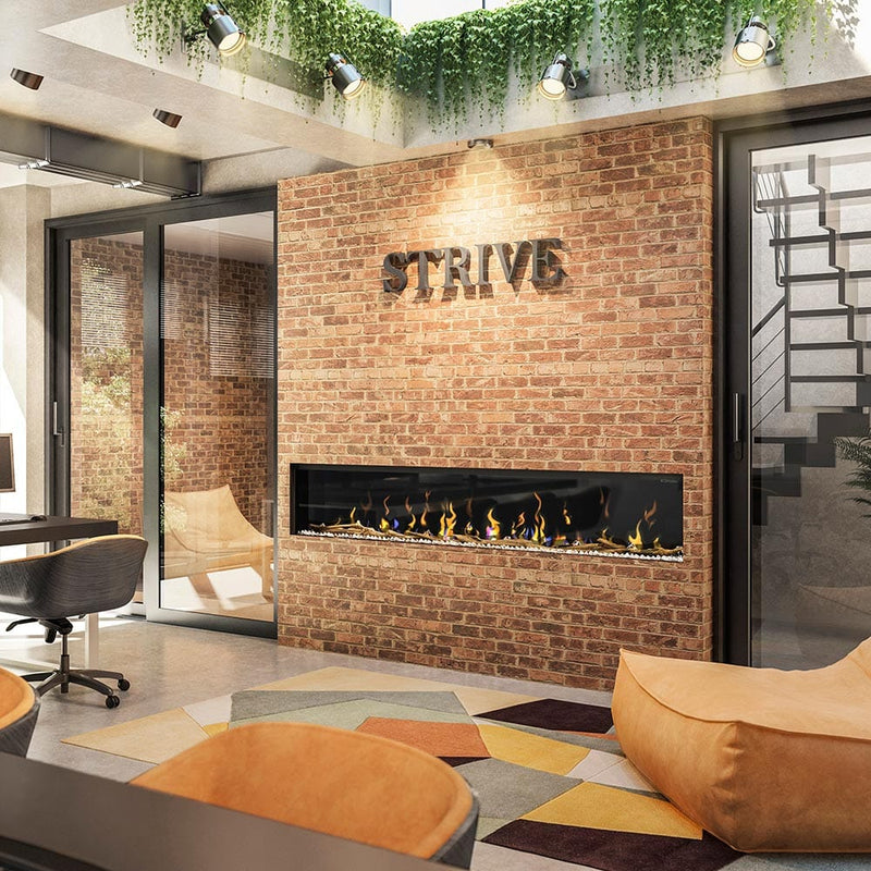 Dimplex Built-In Electric Fireplaces Dimplex IgniteXL Bold 100-In Smart Linear Electric Fireplace -  XLF10017-XD