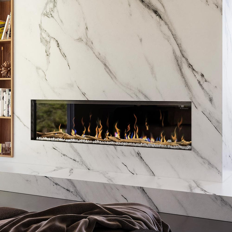 Dimplex Built-In Electric Fireplaces Dimplex IgniteXL Bold 74-In Smart Linear Electric Fireplace -  XLF7417-XD