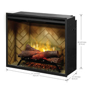 Dimplex Built-In Electric Fireplaces Revillusion® 30" Built-In Electric Firebox - REV30-BL