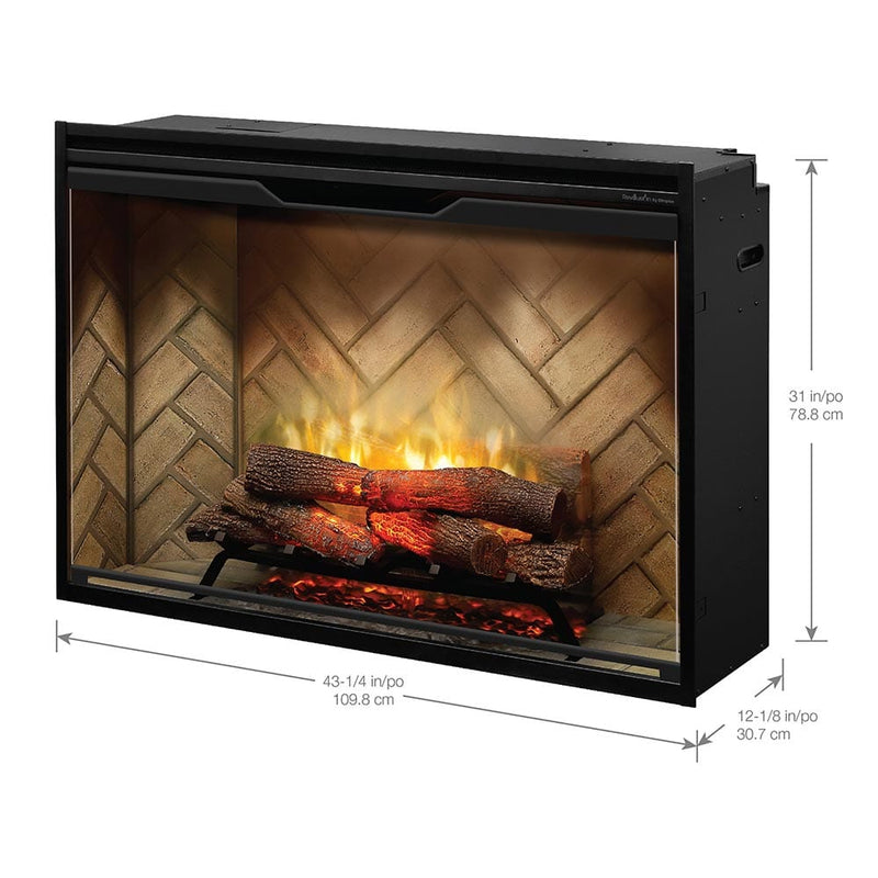 Dimplex Built-In Electric Fireplaces Revillusion® 42" Built-In Electric Firebox  REV42-NB