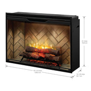 Dimplex Built-In Electric Fireplaces Revillusion® 42" Built-In Electric Firebox  REV42-NB