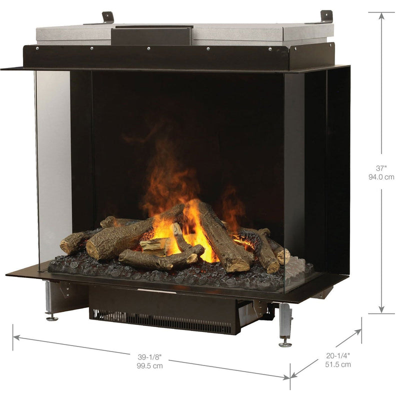 Dimplex Electric Fireplace Dimplex Optimyst e-MatriX 39" Three-Sided Built-in Electric Firebox - FEF3226L3