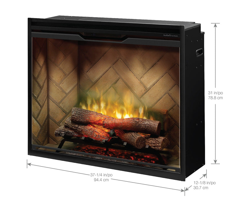Dimplex Electric Fireplace Revillusion® 36" Built-In Electric Firebox - REV36-WC