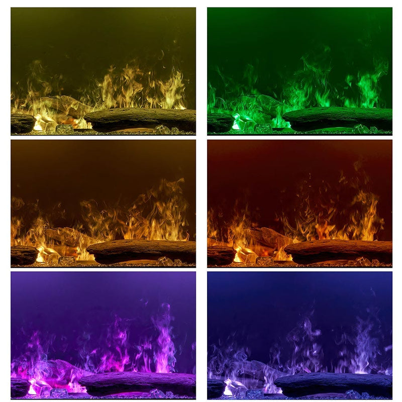 Dimplex Water Vapor Electric Fireplace Dimplex Optimyst 66-in Linear Electric Fireplace -  OLF66-AM