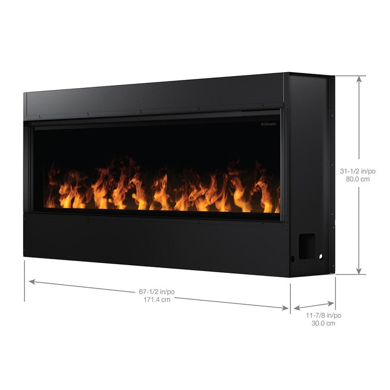Dimplex Water Vapor Electric Fireplace Dimplex Optimyst 66-in Linear Electric Fireplace -  OLF66-AM