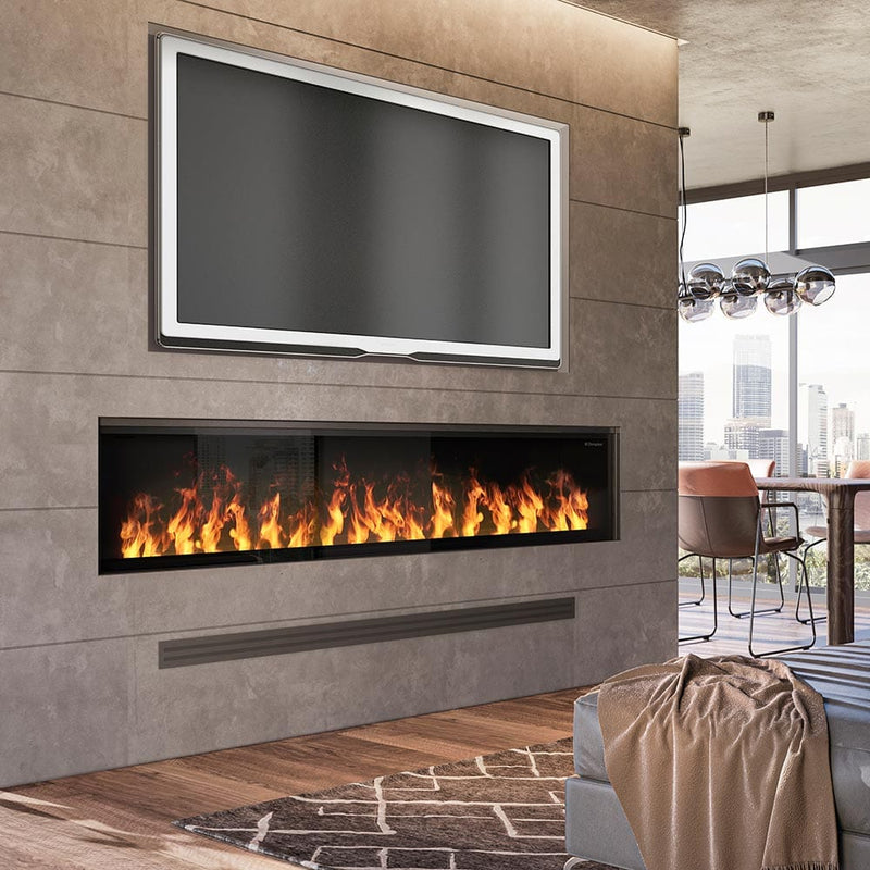 Dimplex Water Vapor Electric Fireplace Dimplex Optimyst 86-in Linear Electric Fireplace -  OLF86-AM