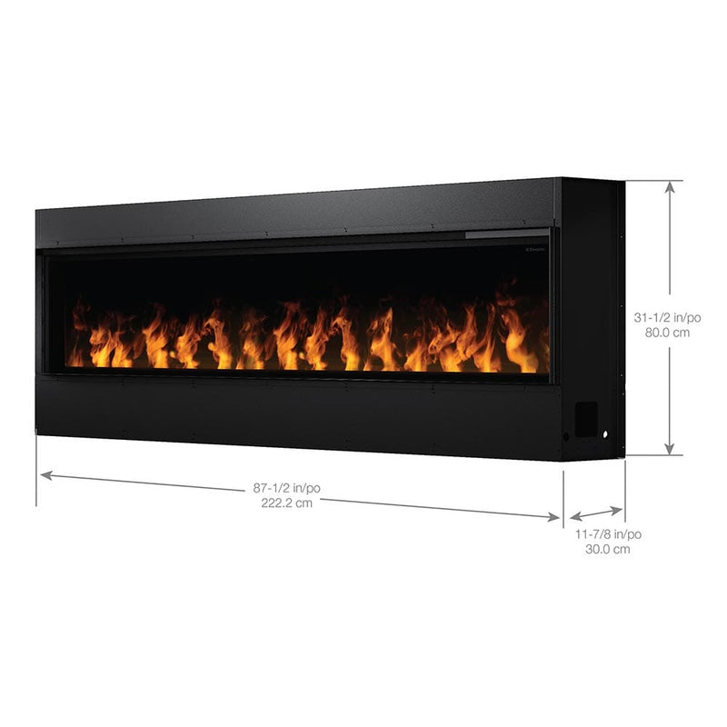 Dimplex Water Vapor Electric Fireplace Dimplex Optimyst 86-in Linear Electric Fireplace -  OLF86-AM