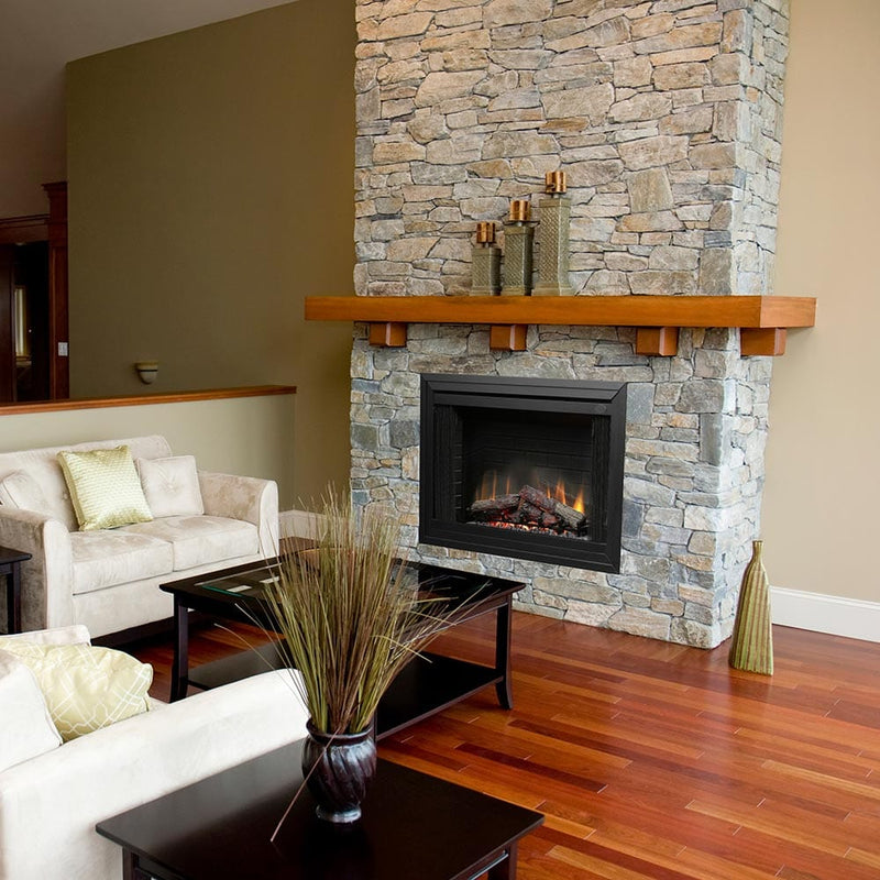 Electric Fireplaces Direct Traditional Electric Fireplaces Dimplex 39-In Purifire Deluxe Built-in Electric Fireplace