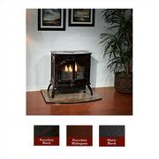 Empire Comfort Systems Gas Stove Empire VFD30CC Cast Iron Gas Stove - 25,000 BTU Vent Free Fireplace Heater | Traditional Freestanding Design with Realistic Log Set | Natural Gas or LPG Compatible