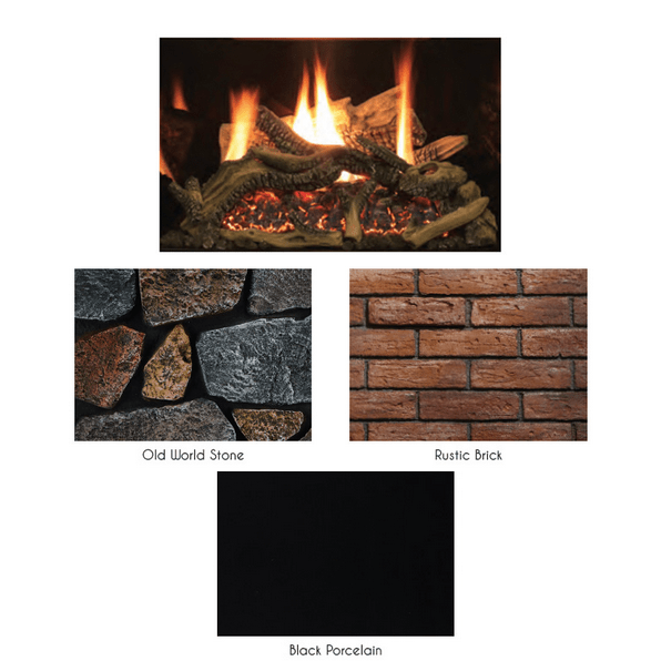 Empire Vented fireplaces Empire Rushmore  insert 35" -  DVCT35CBN95N/P