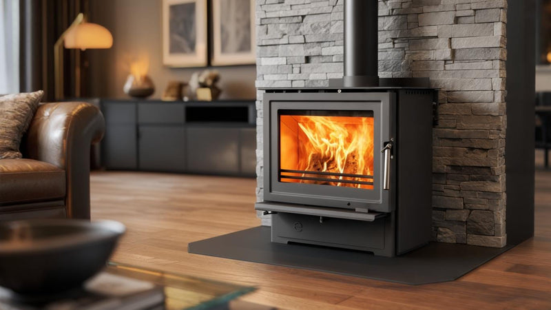 Enerzone Wood Burning Stoves Enerzone Solution 3.5 Wood Stove with Blower -  EB00053