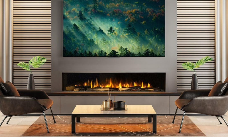 European Home Fireplace Electric Fireplace European Home Signal 80” Linear Electric Fireplace - SH-FP-SIG-80