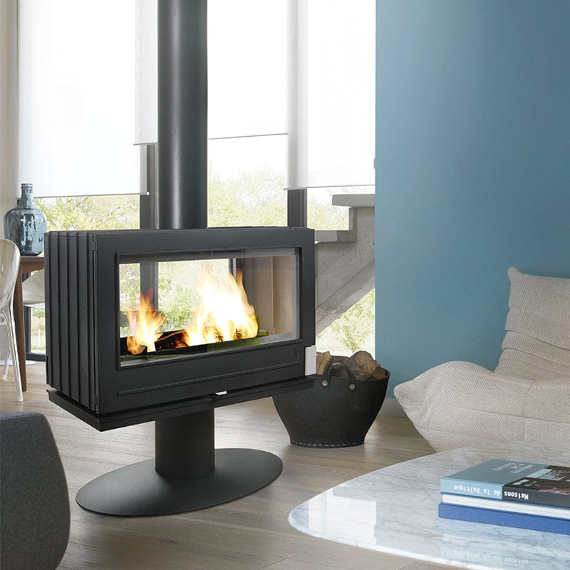 Invicta Freestanding Wood Stove Invicta Freestanding Wood Stove 6129-44 – Double-Sided Heating with Extended Burn Time | PureFlameCo