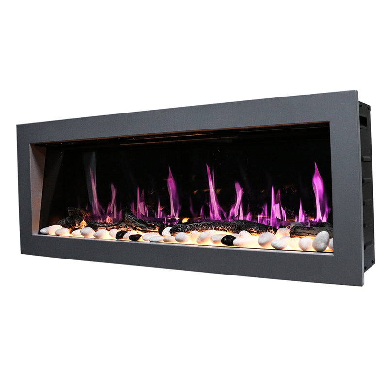 Latitude Electric Fireplace Latitude 55" Ultra Slim Built-in Electric Fireplace