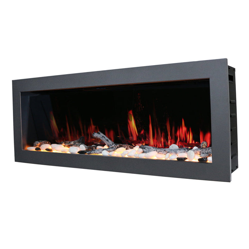 Latitude Electric Fireplace Latitude 55" Ultra Slim Built-in Electric Fireplace