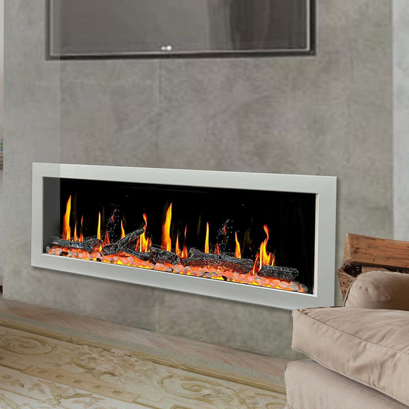 Latitude Electric Fireplace Latitude 55" Ultra Slim Built-in Electric Fireplace