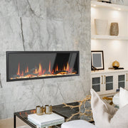 Latitude Electric Fireplace Latitude 55" Ultra Slim Built-in Electric Fireplace