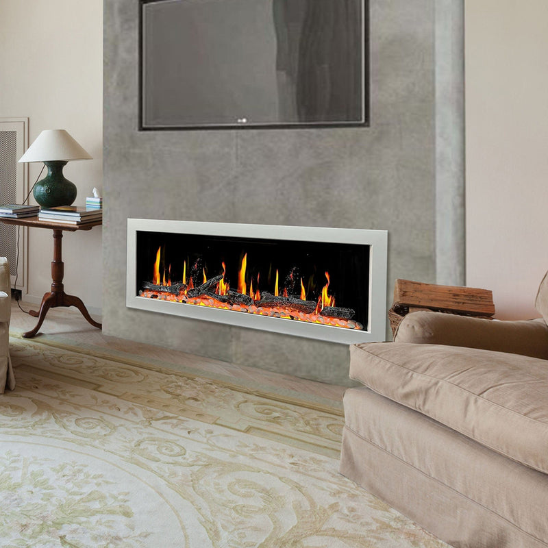 Latitude Electric Fireplace Latitude 55" Ultra Slim Built-in Electric Fireplace