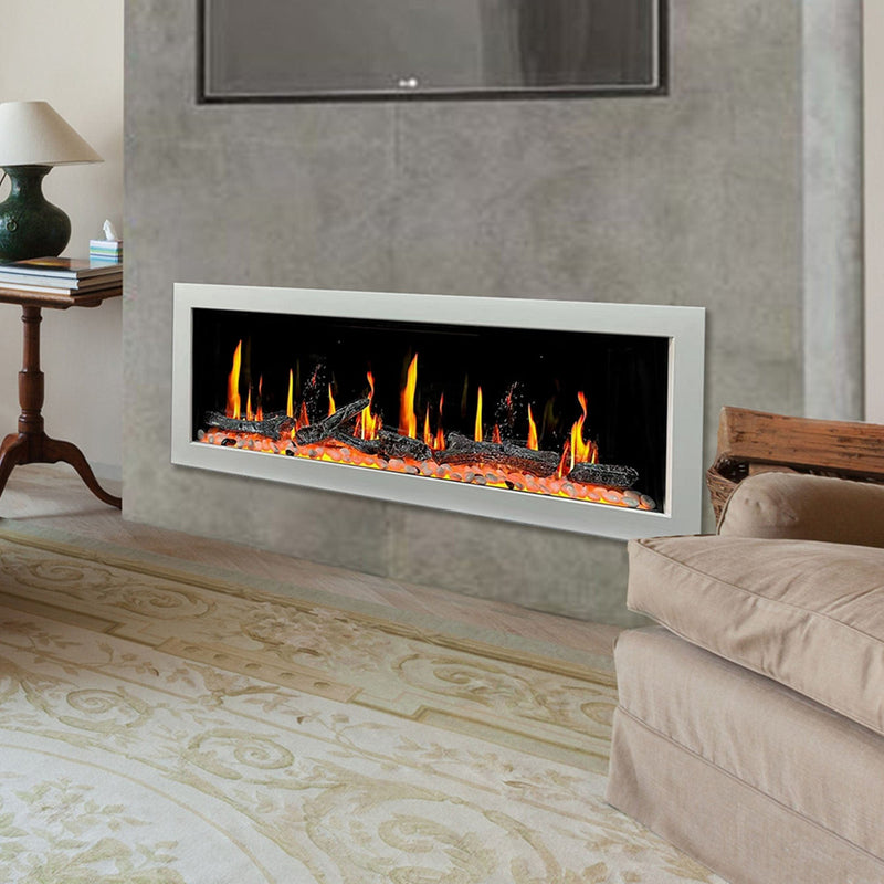 Latitude Electric Fireplace Latitude 55" Ultra Slim Built-in Electric Fireplace