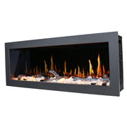 Latitude Electric Fireplace Latitude II 58-in Smart Wall Mount Electric Fireplace