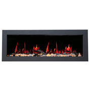 Latitude Electric Fireplace Latitude II 58-in Smart Wall Mount Electric Fireplace