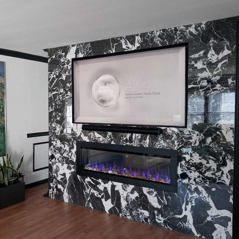 Napoleon See Through Electric Fireplace Napoleon Clearion Elite 60'' See Thru Electric Fireplace - NEFBD60HE