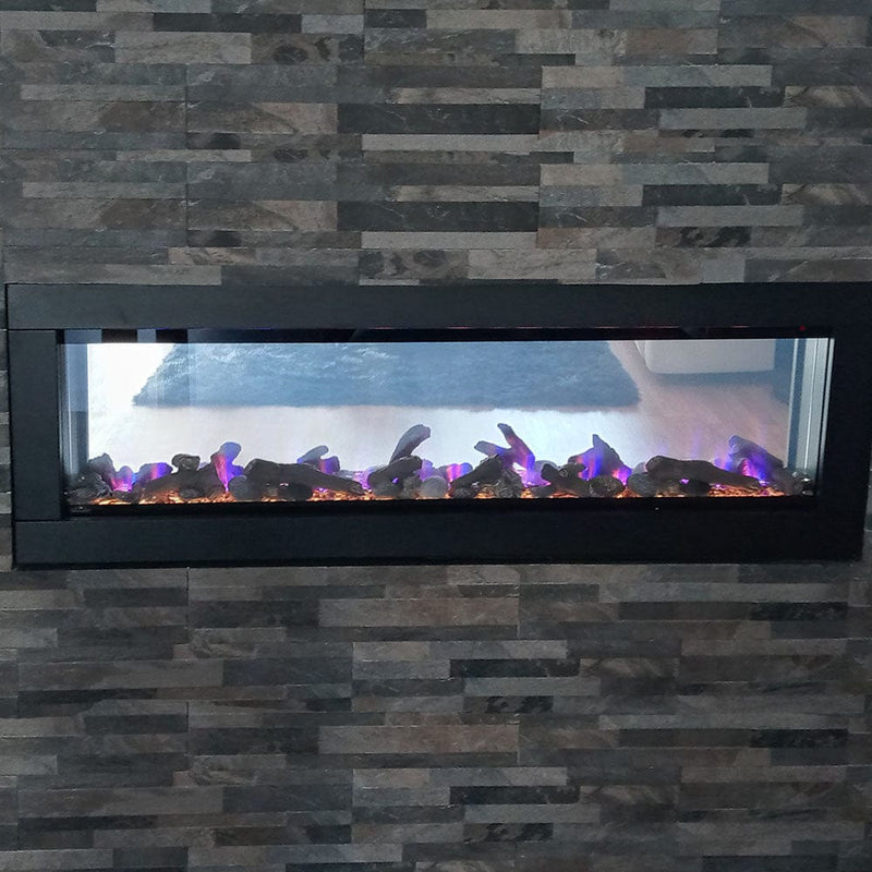 Napoleon See Through Electric Fireplace Napoleon Clearion Elite 60'' See Thru Electric Fireplace - NEFBD60HE