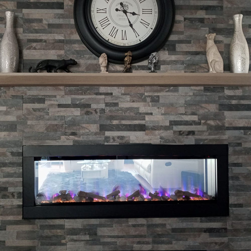 Napoleon See Through Electric Fireplace Napoleon Clearion Elite 60'' See Thru Electric Fireplace - NEFBD60HE