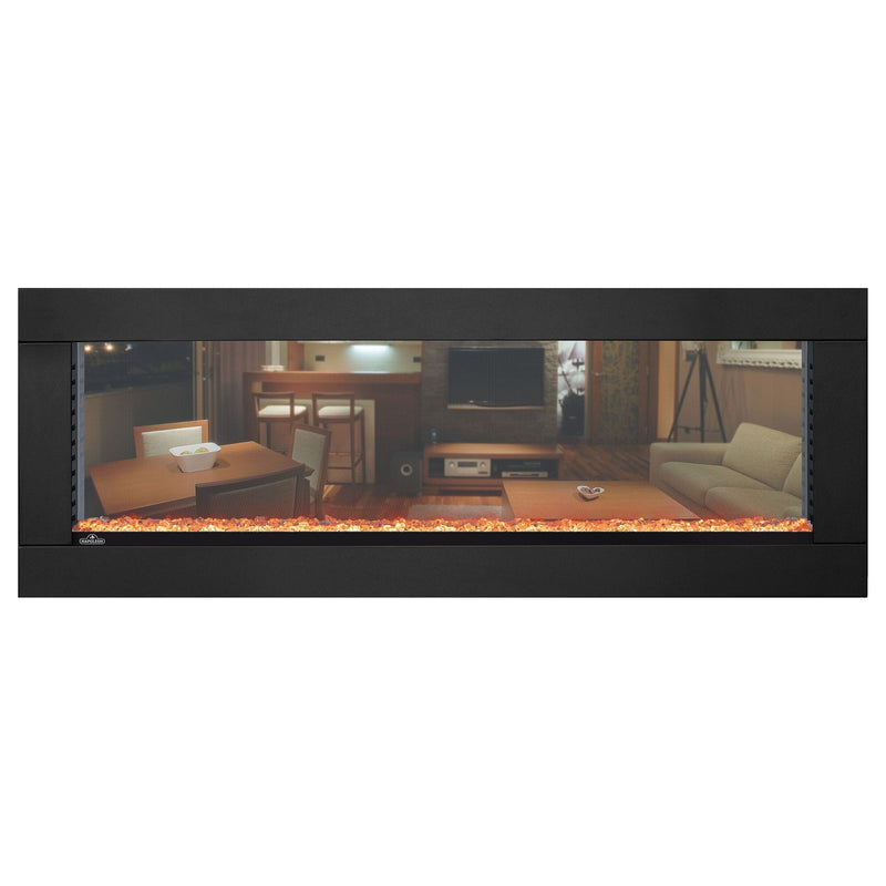 Napoleon See Through Electric Fireplace Napoleon Clearion Elite 60'' See Thru Electric Fireplace - NEFBD60HE