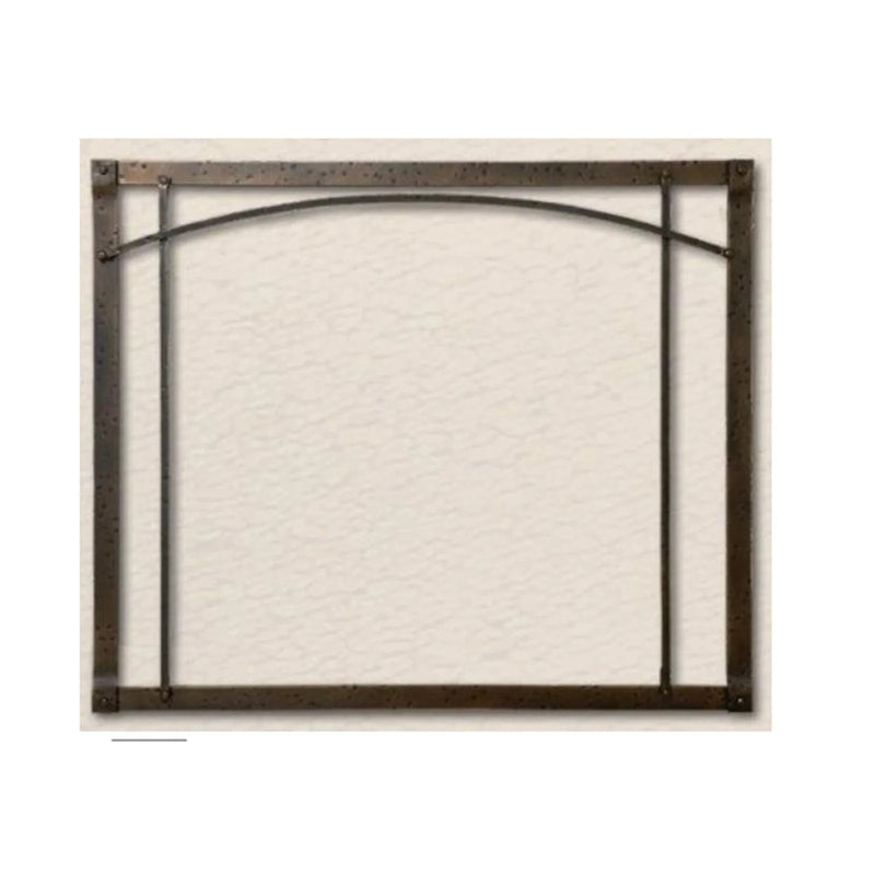 PUREFLAME CO Optional B - Forged Iron Inset Arch Oil-Rubbed Bronze Optional C