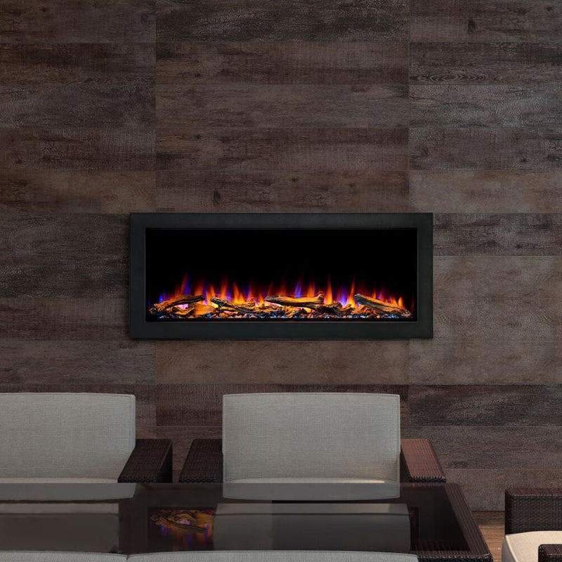 SimpliFire Built-In Electric Fireplaces SimpliFire 43-in Forum Outdoor Linear Electric Fireplace
