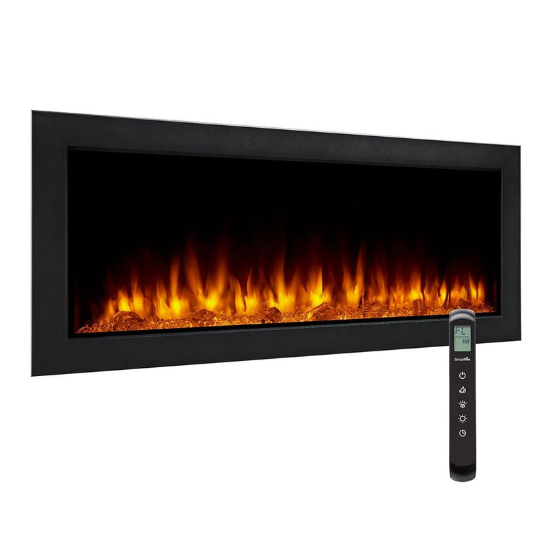 SimpliFire Built-In Electric Fireplaces SimpliFire 55-in Forum Outdoor Linear Electric Fireplace