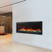 SimpliFire Built-In Electric Fireplaces SimpliFire 55-in Forum Outdoor Linear Electric Fireplace