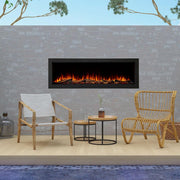 SimpliFire Built-In Electric Fireplaces SimpliFire 55-in Forum Outdoor Linear Electric Fireplace