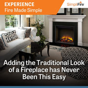 SimpliFire Electric Fireplace SimpliFire Electric Fireplace SF-BI36-EB – Convenient and Realistic | Pure Flame Co