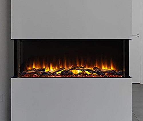 SimpliFire Electric Fireplace SimpliFire Electric Fireplace SF-SCT43-BK – Multi-Sided View & Customizable Flames | Pure Flame Co