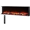 SimpliFire Electric Fireplace SimpliFire Electric Fireplace SF-SCT55-BK – Panoramic Viewing Experience | Pure Flame Co