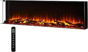 SimpliFire Electric Fireplace SimpliFire Electric Fireplace SF-SCT55-BK – Panoramic Viewing Experience | Pure Flame Co